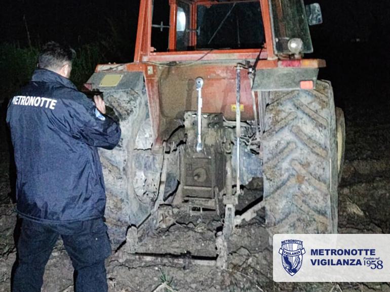 Sventato furto di mezzi agricoli dalle Guardie Giurate Metronotte in agro tra Ginosa e Bernalda