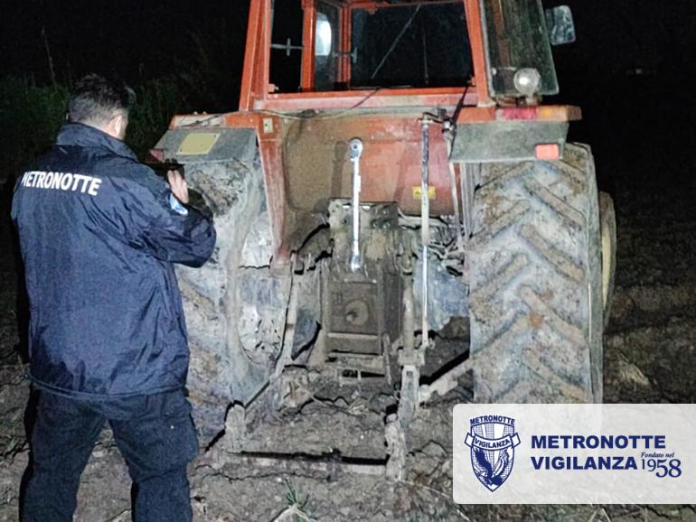 Sventato furto di mezzi agricoli dalle Guardie Giurate Metronotte in agro tra Ginosa e Bernalda