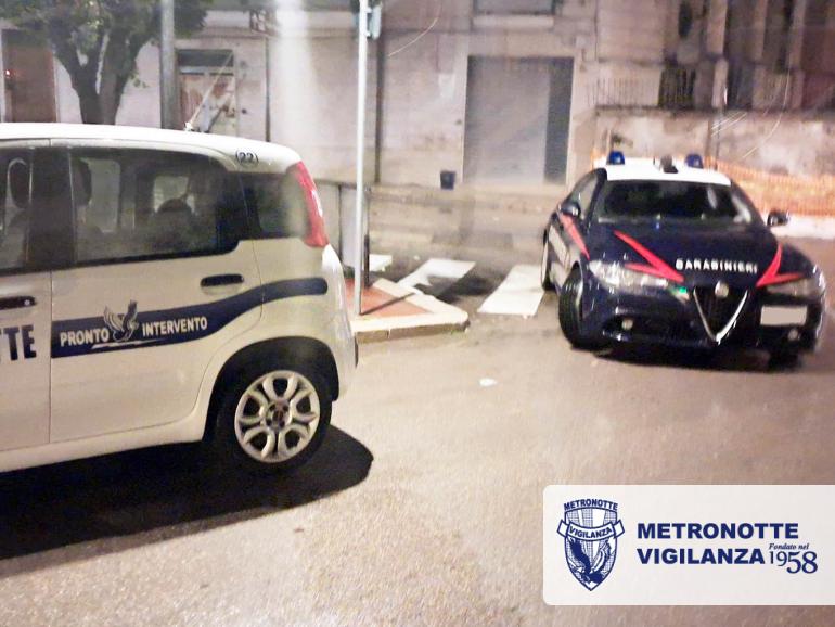 Gravina in Puglia (BA) - Tentato furto sventato, ladri in fuga all’arrivo delle autopattuglie Metronotte