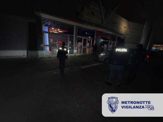 MATERA: Furto sventato grazie al pronto intervento della Vigilanza METRONOTTE e al supporto della Polizia