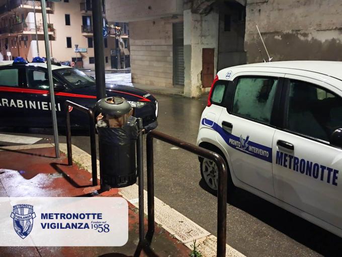 Gravina in Puglia (BA) - Tentato furto sventato, ladri in fuga all’arrivo delle autopattuglie Metronotte