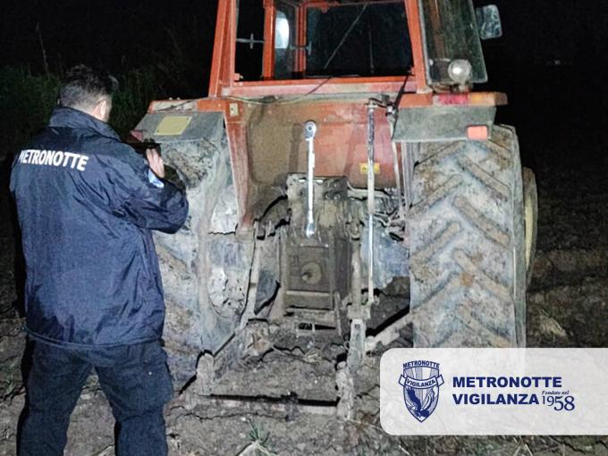 Sventato furto di mezzi agricoli dalle Guardie Giurate Metronotte in agro tra Ginosa e Bernalda