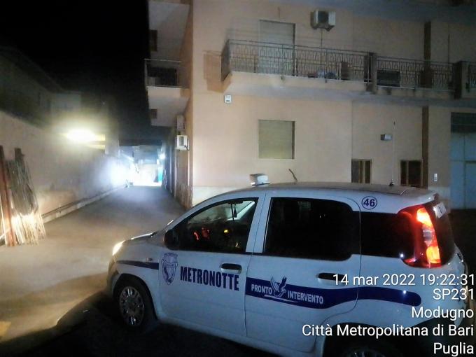 Vigilanza bari furto sventato