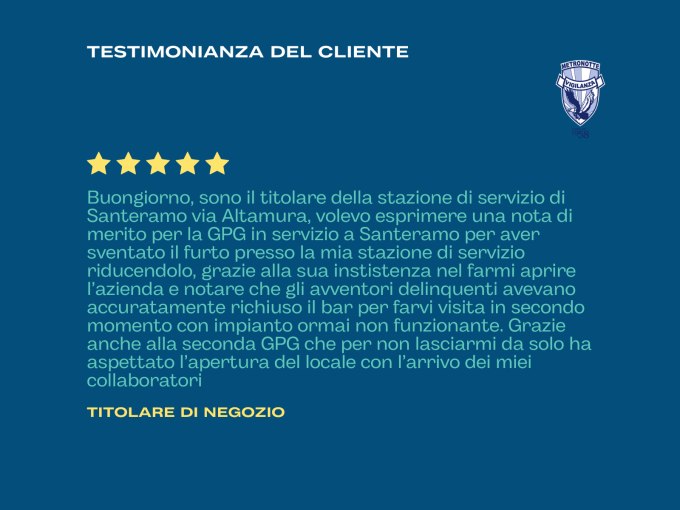 SANTERAMO - Tentato furto sventato Stazione di Servizio: l’importanza della verifica operativa nei sistemi di sicurezza