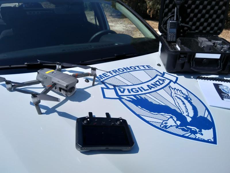 Vigilanza con sistemi aeromobili a pilotaggio remoto - Drone metronotte ginosa matera potenza oria bitornto bari gravina (1)