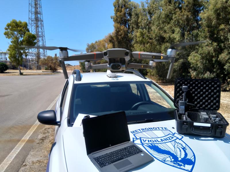 Vigilanza con sistemi aeromobili a pilotaggio remoto - Drone metronotte ginosa matera potenza oria bitornto bari gravina (2)