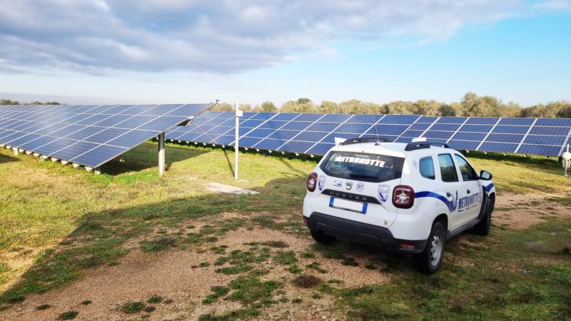 Vigilanza campi fotovoltaici ginosa matera bari gravina santeramo laterza castellaneta