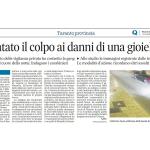 MASSAFRA (TA) - Furto sventato, decisivo l’intervento della vigilanza privata METRONOTTE